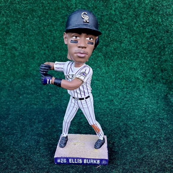 Ellis Burks 26 Colorado Rockies, Bobblehead, 2013, 20th Anniversary, - Picture 1 of 9